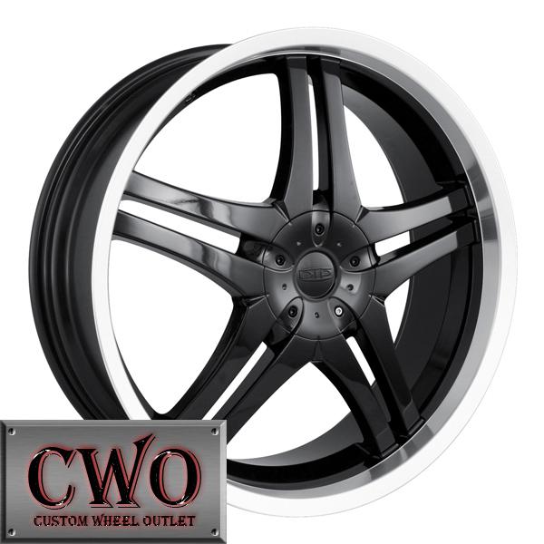 20 black dip dagger wheels rims 5x115/5x120 5 lug charger 300 bmw 5 7 series