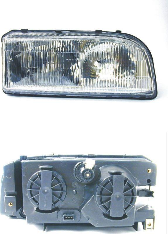 Volvo head lamp left assembly, dual bulb type, 93-97 850, 9159413