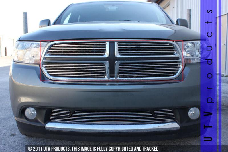 2011 2012 2013 dodge durango 4pc upper chrome billet grille kit custom 11 12