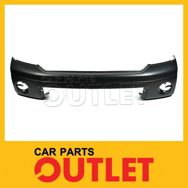 2007-2011 tundra front bumper cover primered plastic crewmax w/o park aid sensor