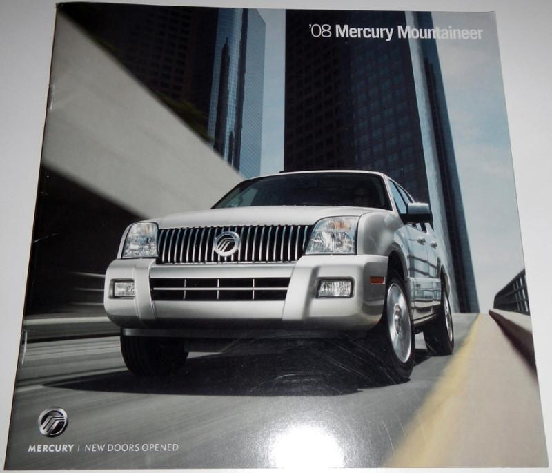 2008 mercury mountaineer brochure