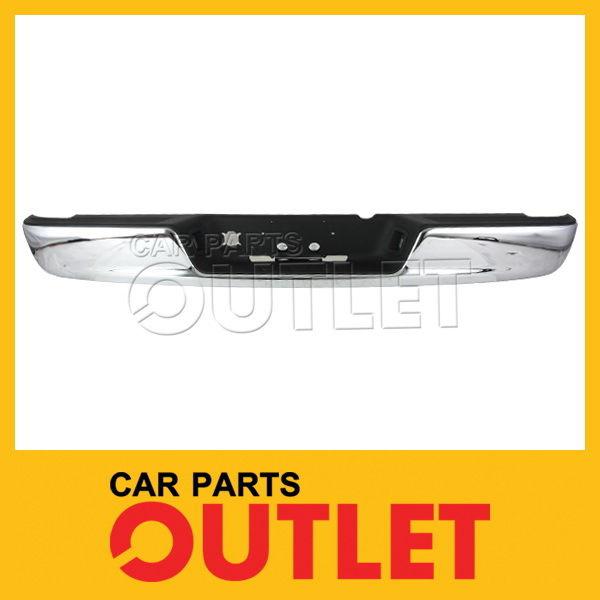 04 05 dodge ram chrome rear step bumper+pad+bracket