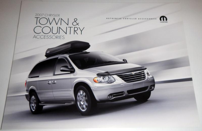 2007 chrysler town & country accessories brochure