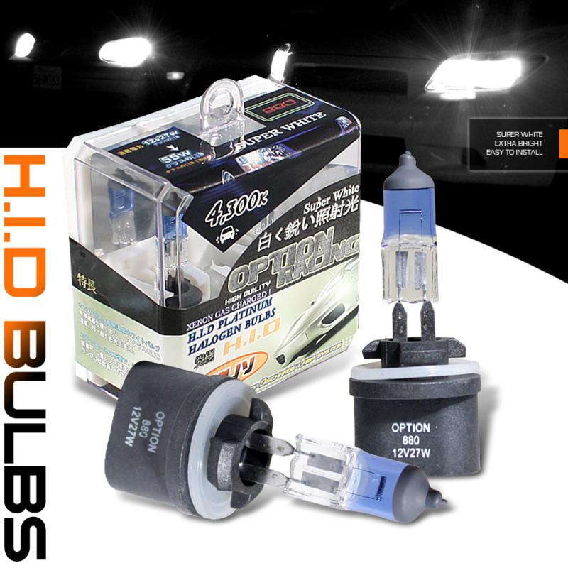 880 xenon fog light bulbs 4300k super white 97 98-06 pontiac grand am prix jdm