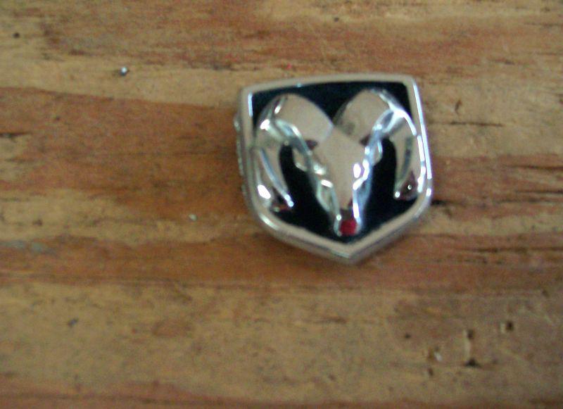 Dodge ram plastic horn button ornament emblem  g/c g/color