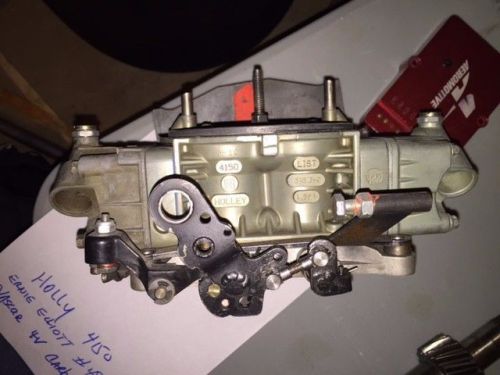 Holley 4150 nascar carburetor built by ernie elliott