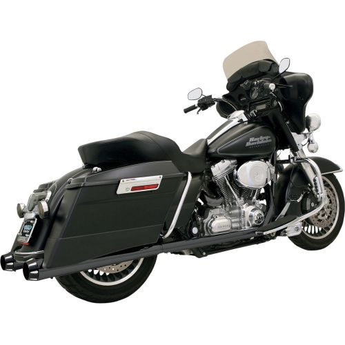 Bassani 4&#034; s/o straight-cut endcap muffler 95-96 h-d tour glide ultra clas.fltcu