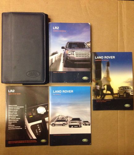 2008 land rover lr2 owner&#039;s manual with case