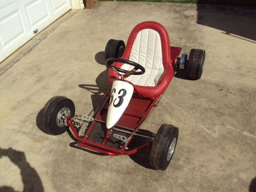 Vintage fox go kart early 60&#039;s dual engine roller restored