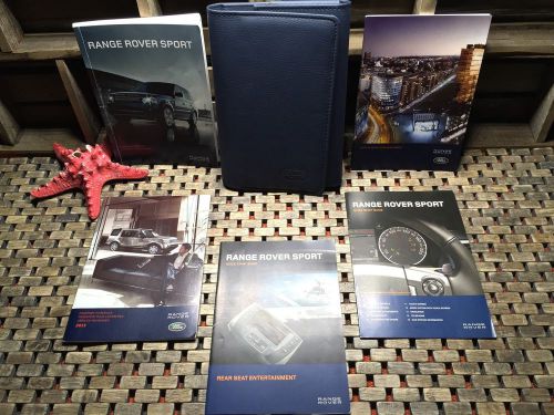 2013 land rover range rover sport supercharged owners manual navigation +tv info