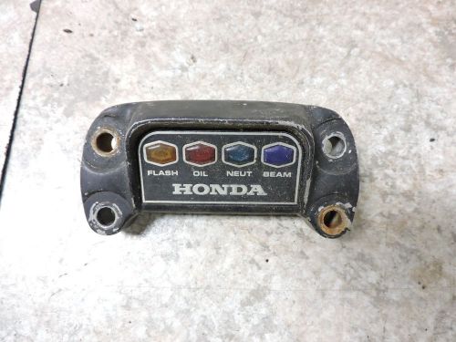 74 honda cb750 k sohc cb 750 four indicator gauge light cover housing