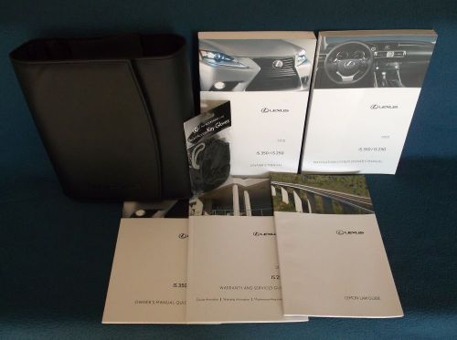 Lexus 2015 is250 is350 owners manual new oem