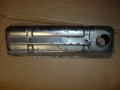 Vintage chrome center bolt valve cover  good for rat rod