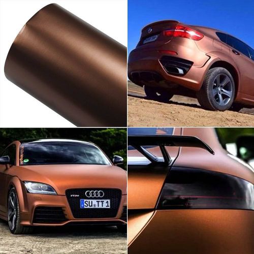 1x ice brown 20cmx30cm decal vinyl film wrap roll adhesive car sticker sheet