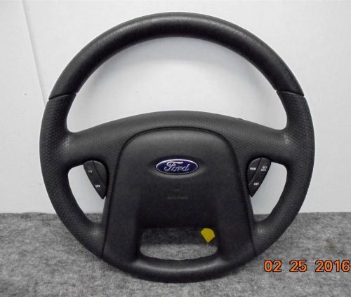 01 02 03 04 ford escape driver wheel with air bag &amp; controls complete