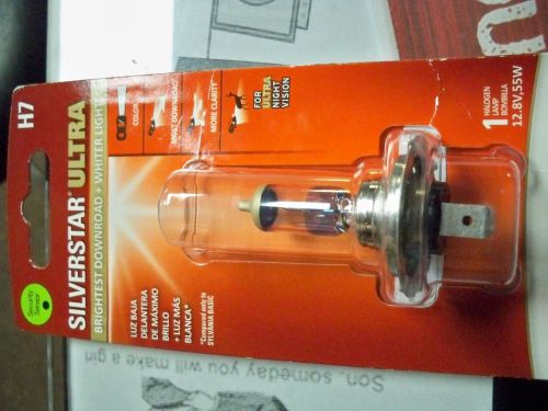 Brand new sylvania silverstar ultra h7 whiter  headlight bulb h7su single