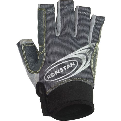 Ronstan sticky race gloves w/cut fingers - grey - x-large -rf4880xl