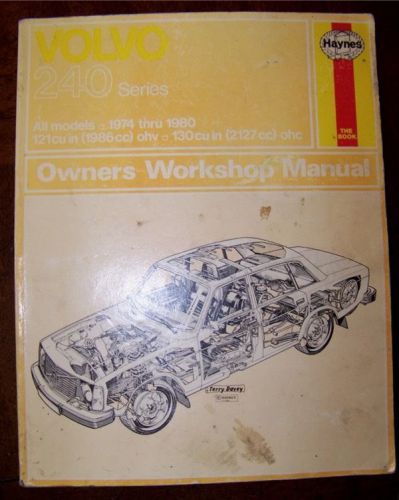 Haynes volvo 240 1974 thru 1980 owners workshop manual