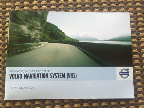 07 2007 volvo c30 s40 c70 xc90 navigation system owners owner&#039;s manual book oem