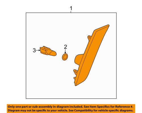 Cadillac gm oem 13-15 xts-side marker lamp right 20874072