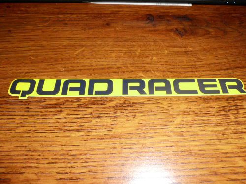 1987-90 suzuki quadzilla lt500r rear fender quad racer decal oem