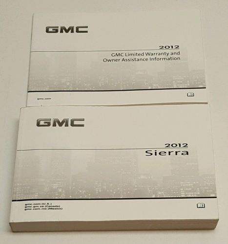 2012 gmc sierra owners manual denali slt sle z71 v8 6.2l 6.0l 5.3l 4.8l 4.3l 4x4