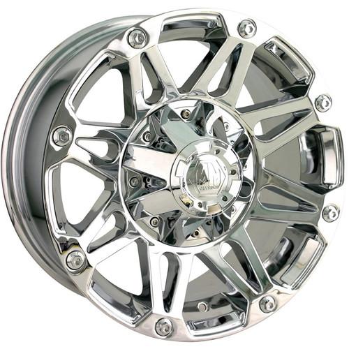 18x9 chrome mayhem riot  5x5 & 5x135 -12 wheels nitto terra grappler lt295/70r18