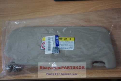 2006-2010 hyundai elantra hd sun visor passenger side beige (trim code 4w)