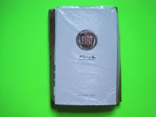 2014 fiat 500 l factory owner&#039;s manual set &amp; case *oem* new!