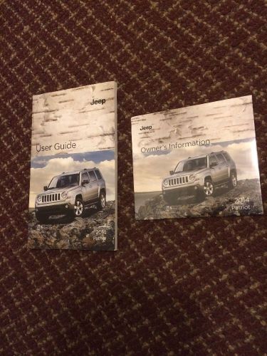 New 2014 jeep patriot owners manual user guide driving book &amp; dvd