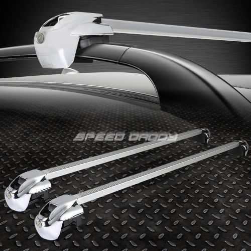 54&#034;aluminum roof rack/rail car/suv top clamp-on crossbar luggage cargo rack+lock