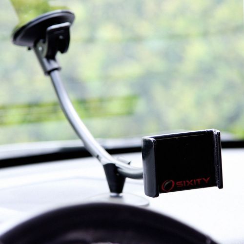 Car windshield holder mount for smart cell phone ipod iphone droid htc mp3 gps