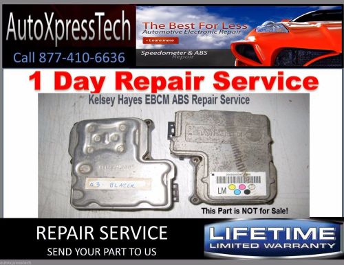 Chevy ssr  abs / ebcm computer module repair / rebuild service kh 325