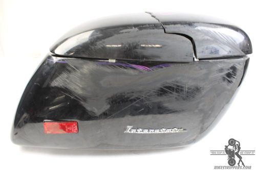 98-04 honda valkyrie 1500 gl1500cf interstate right side cargo luggage saddlebag