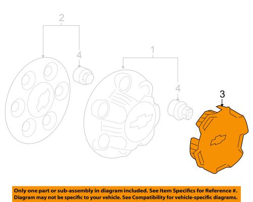 Chevrolet gm oem 07-14 suburban 1500-wheel hub center cap 9596007