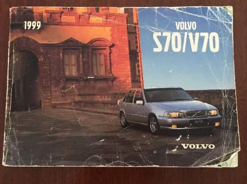 Owners manual 1999 volvo s70/v70