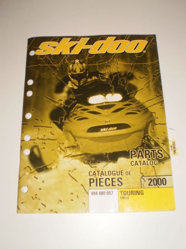Skidoo  parts catalog  manual 2000 touring 500 lc