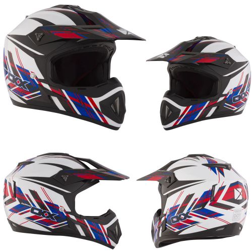 Mx helmet ckx tx 529 highland blue/red/black/white 2xlarge adult motocross