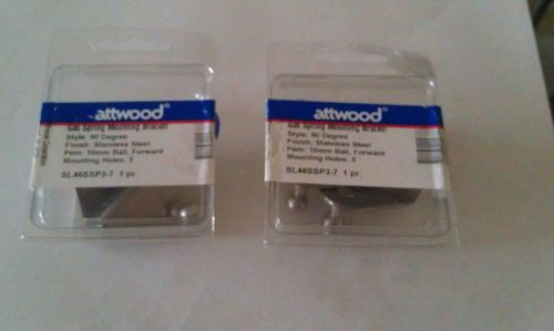 Two pair  ( 4 )  new attwood gas spring mounting bracket sl46ssp3-7