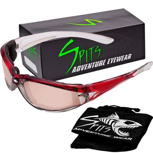 Spits flashpoint sunglasses crystal red frame - pink lenses