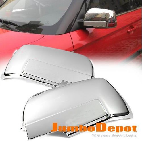 For 08 09 10 11 12 13 kia soul chrome side rearview mirror cover moulding trim