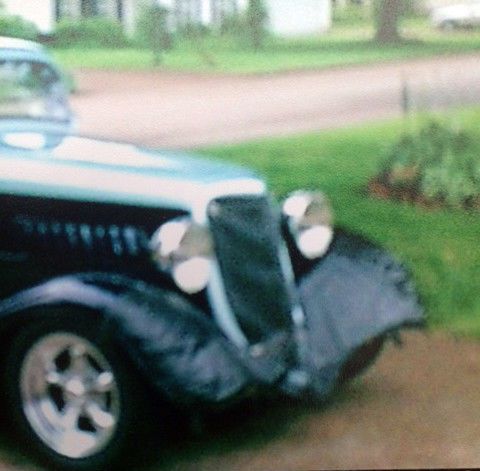 Wardlow 1933-34 ford passenger car fender bra black