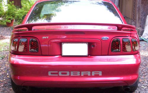 96-98 ford mustang honeycomb tail light decals vinyl stickers graphics taillight