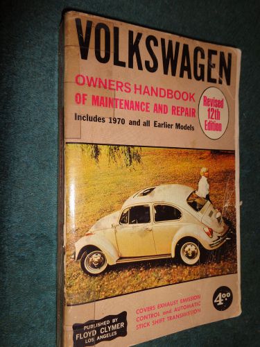 1945-1970 volkswagen / beetle / bug / bus / ghia shop manual / clymer book