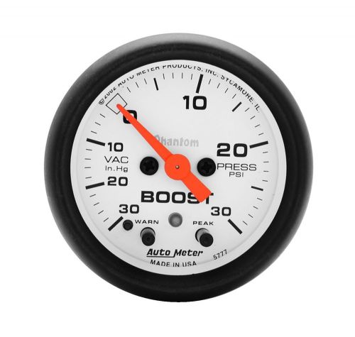 Auto meter 5777 phantom; electric boost/vacuum gauge