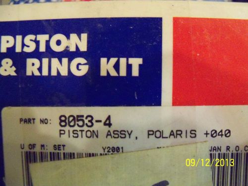 Polaris complete piston kit .40 8053-4 indy, classic500, touring, widetrak, &amp; ++