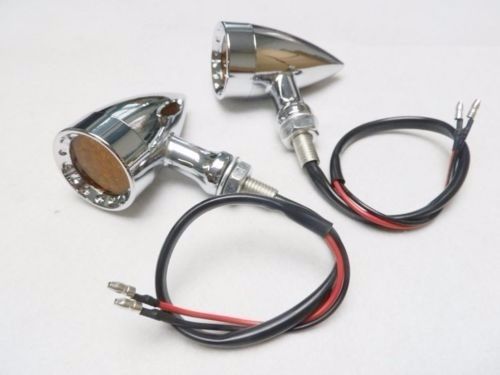 Chrome amber 20 led billet turn signal light for harley sporster dyna bobber