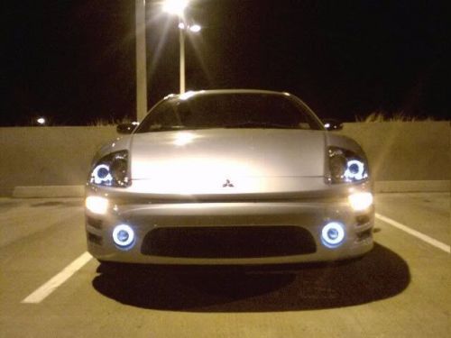 Halo fog lamps driving lights kit for 2002 2003 2004 2005 mitsubishi eclipse