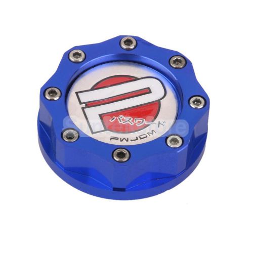 Blue engine oil filter cap fuel tank cover plug screw-on fits for honda