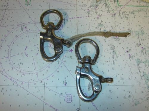 Nico marine / ronstan oval bail swivel snap shackles